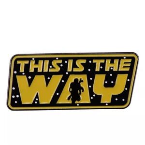 Star Wars 'This Is The Way' Enamel Pin The Mandalorian Pin, This is The Way